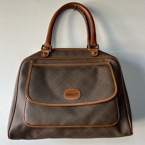 BALLY Coated Canvas Handle Bag
